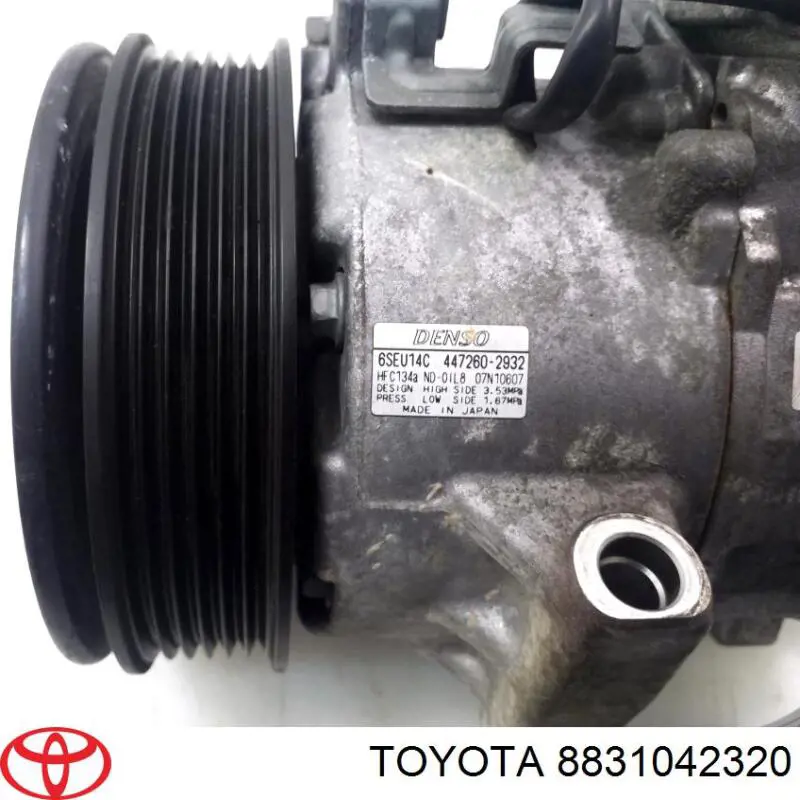 Компресор системи кондиціювання Toyota 8831042320 ціна, від 248.02 USD