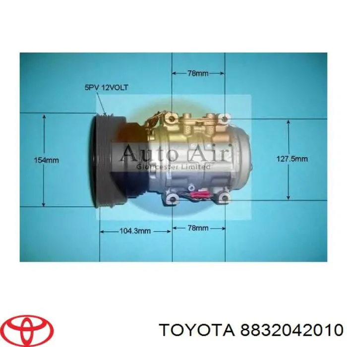 8832042010 Toyota компресор кондиціонера