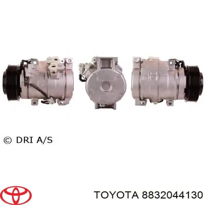 Компресор системи кондиціювання Toyota 8832044130 ціна, від 380.19 USD