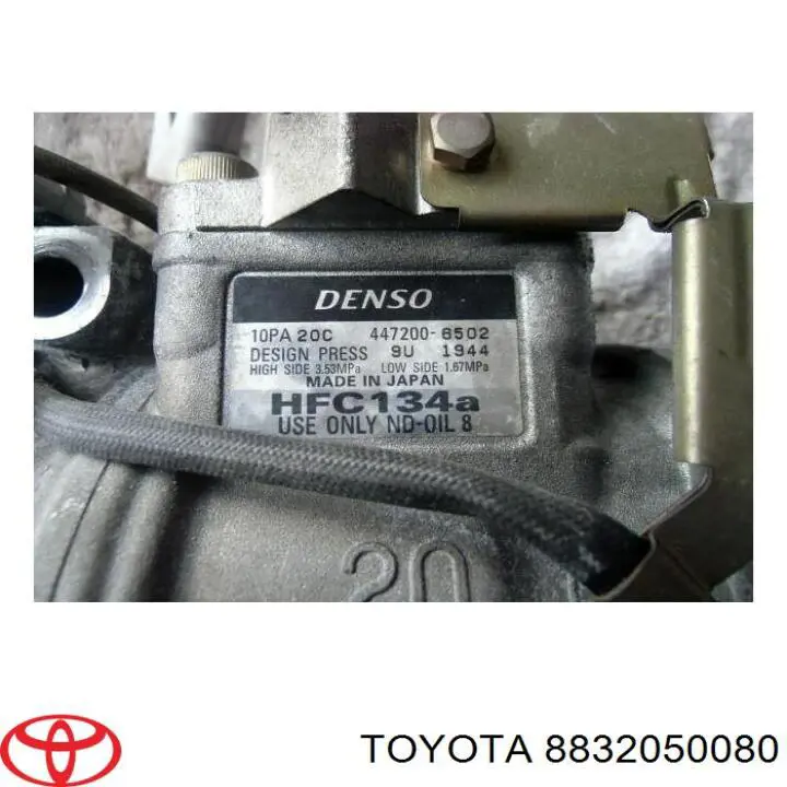 Компресор кондиціонера 8832050080 Toyota
