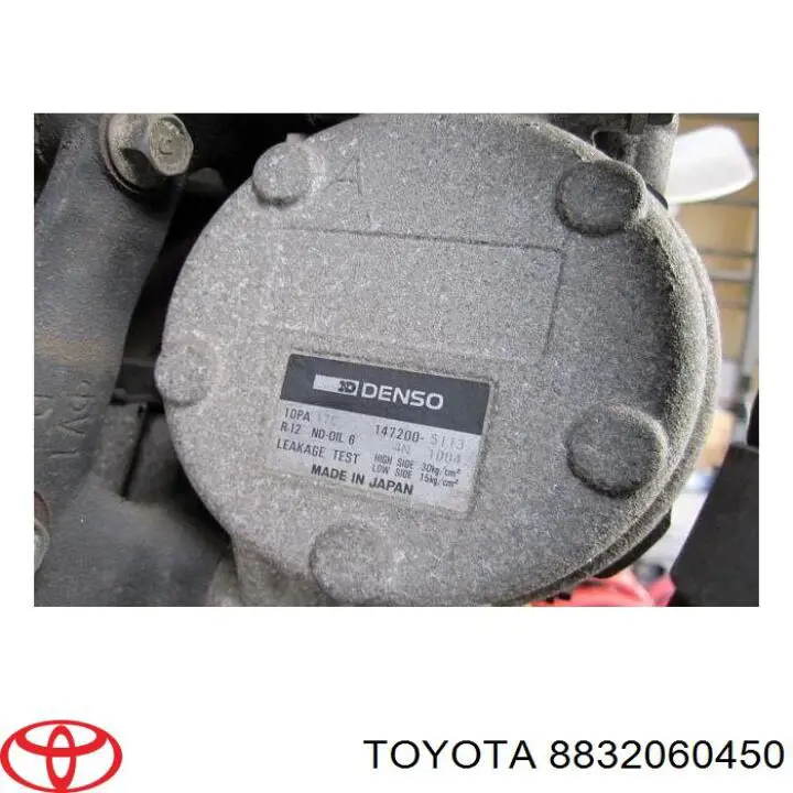 Компресор системи кондиціювання Toyota 8832060450 ціна, від 761.70 USD