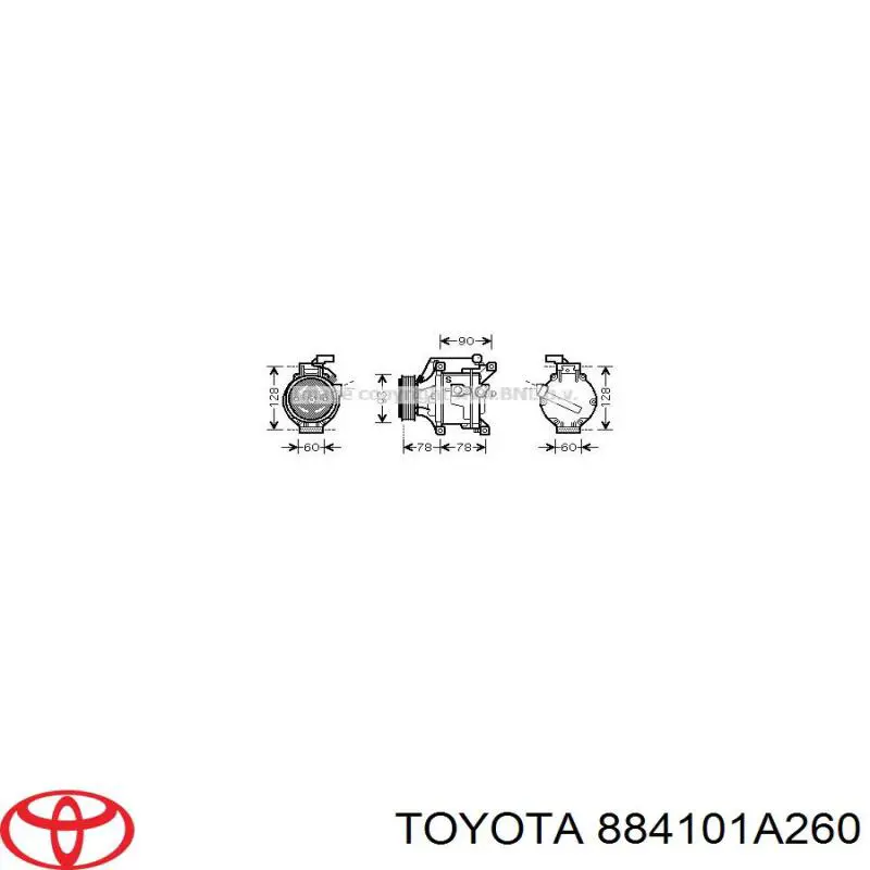 Купити 71721315 Fiat/Alfa/Lancia Компресор кліматичної установки