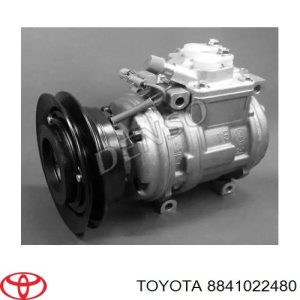 Привід компресора системи опалення на Toyota Land Cruiser 80 J8