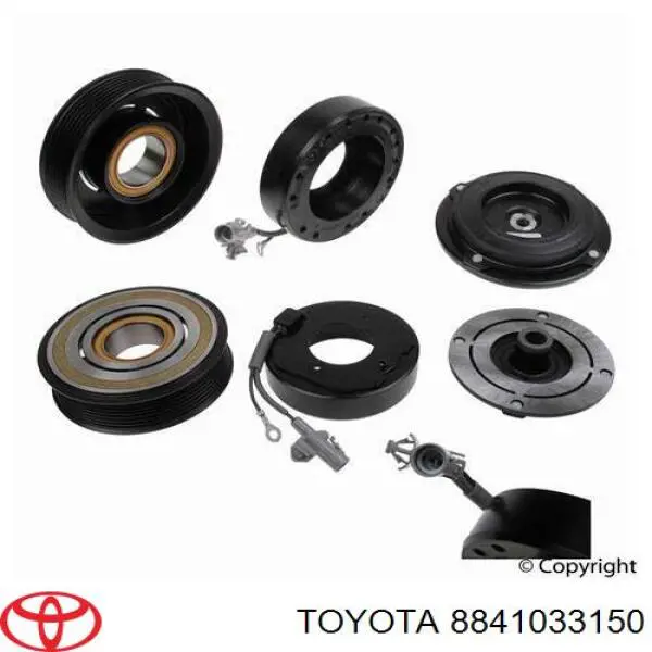  Муфта компресора кондиціонера Toyota RAV4 3