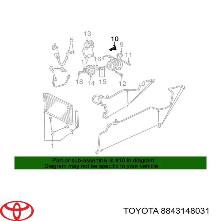 8843148031 Toyota 