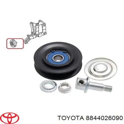 Toyota ролик натягувача приводного ременя