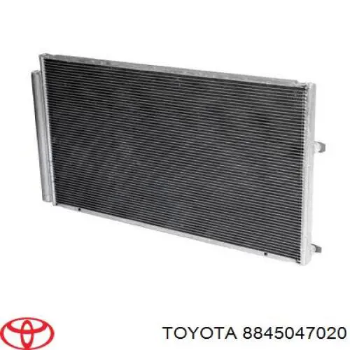 Конденсатор кондиціонера Toyota 8845047020 ціна, від 64.44 USD