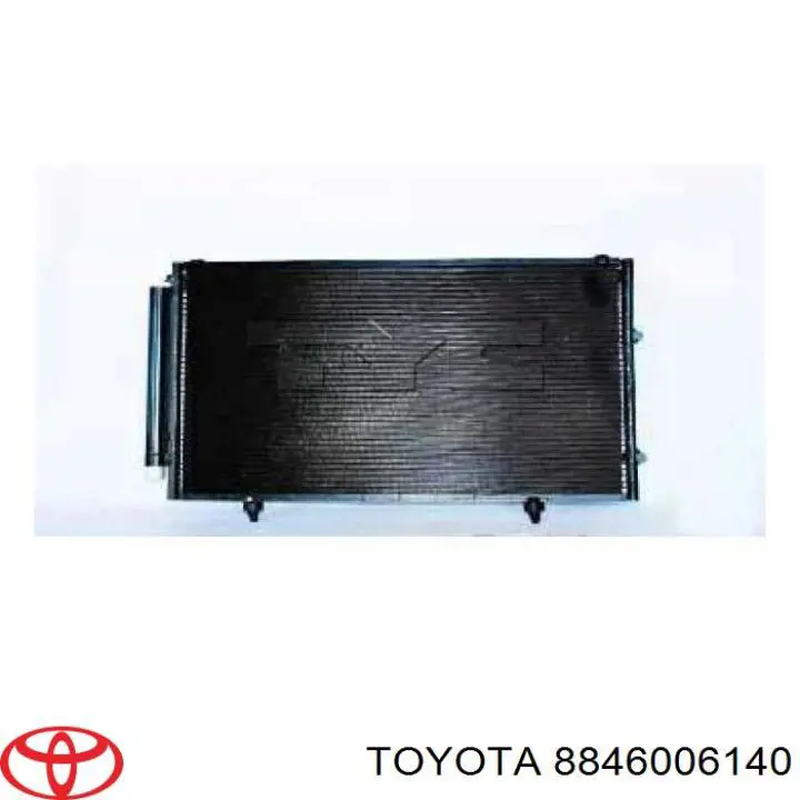 8846006140 Toyota радіатор кондиціонера