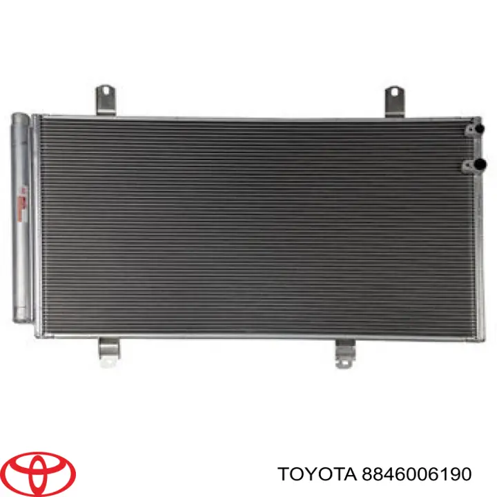 Конденсатор кондиціонера Toyota 8846006190 ціна, від 66.03 USD
