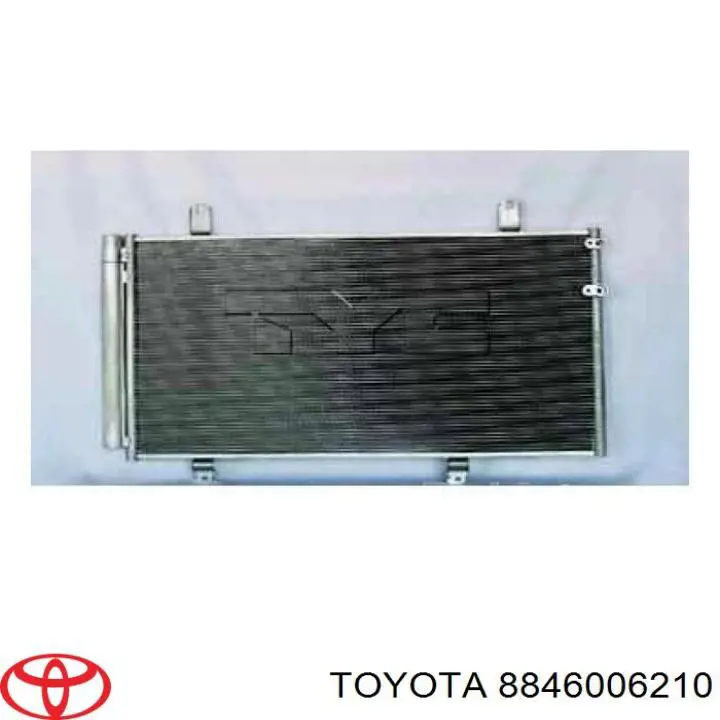 Купити 8846006210 Toyota Радіатор системи охолодження кондиціонера