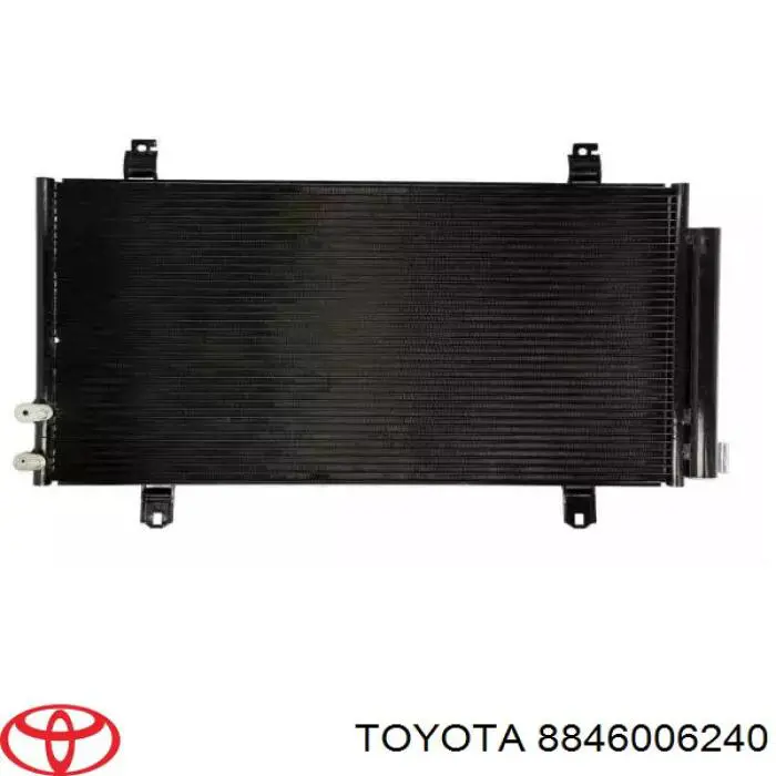 Конденсатор кондиціонера Toyota 8846006240 ціна, від 67.06 USD