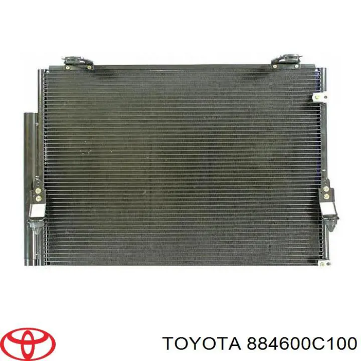 Конденсатор кондиціонера Toyota 884600C100 ціна, від 113.37 USD