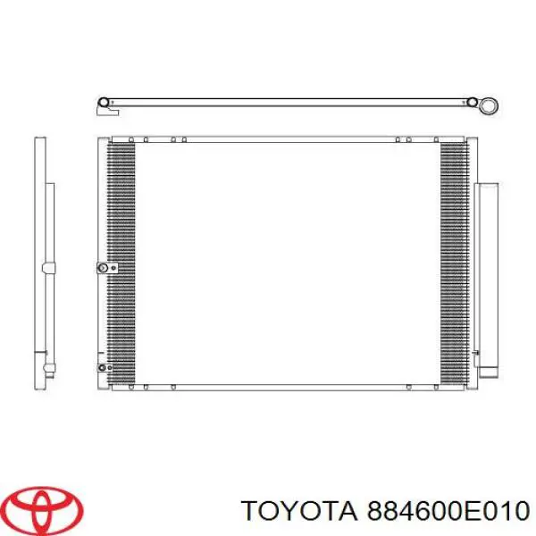 884600E010 Toyota радіатор кондиціонера