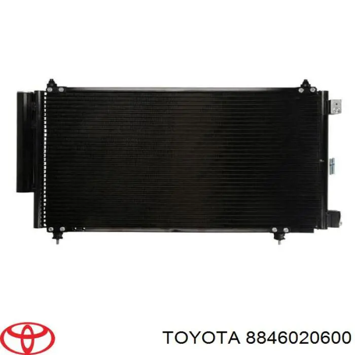 Конденсатор кондиціонера Toyota 8846020600 ціна, від 75.19 USD