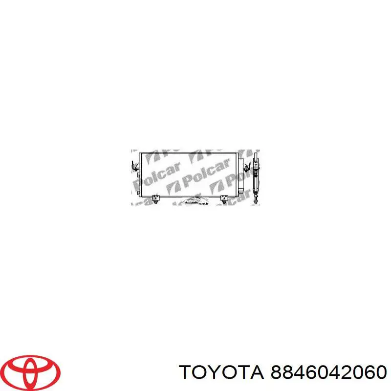 8846042060 Toyota Конденсатор