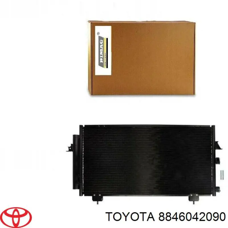 Конденсатор кондиціонера Toyota 8846042090 ціна, від 66.93 USD