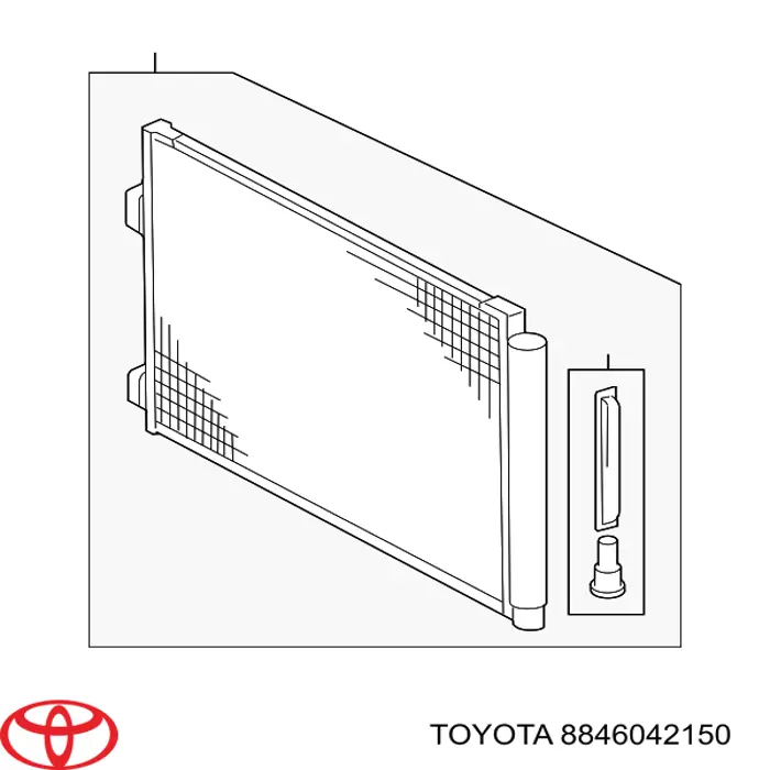 Конденсатор кондиціонера TYC 606TY2146 ціна, від 55.12 USD