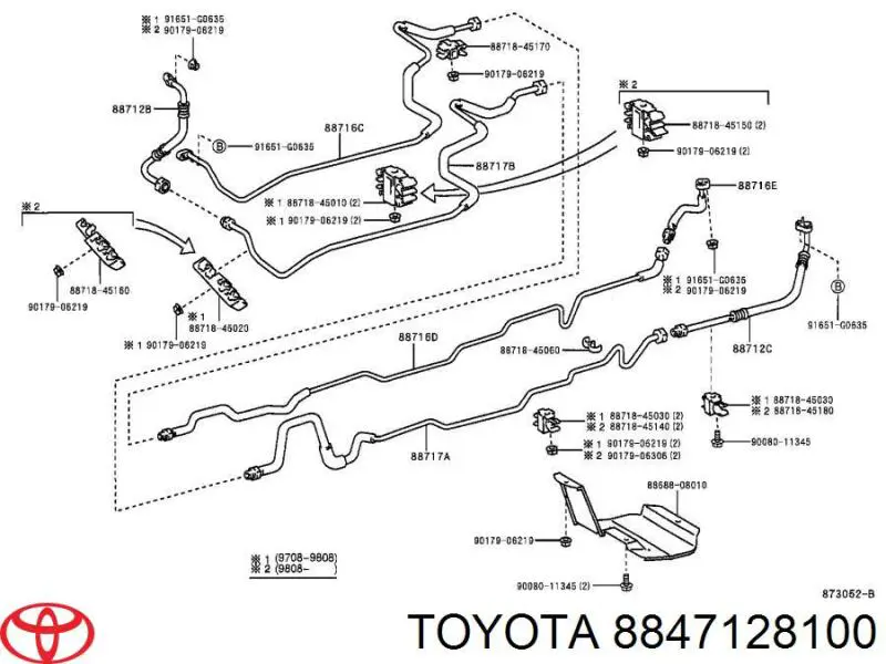 Купити 8847128100 Toyota Ресивер-осушувач кондиціонера