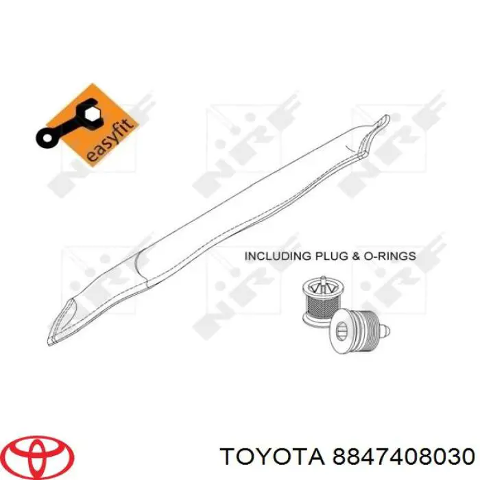 Купити AD249000S Mahle Original Ресивер-осушувач кондиціонера