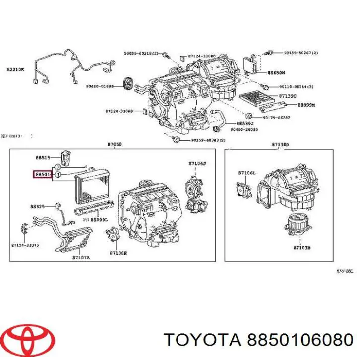 Випаровувач кондиціонера Denso 4760035 ціна, від 158.47 USD