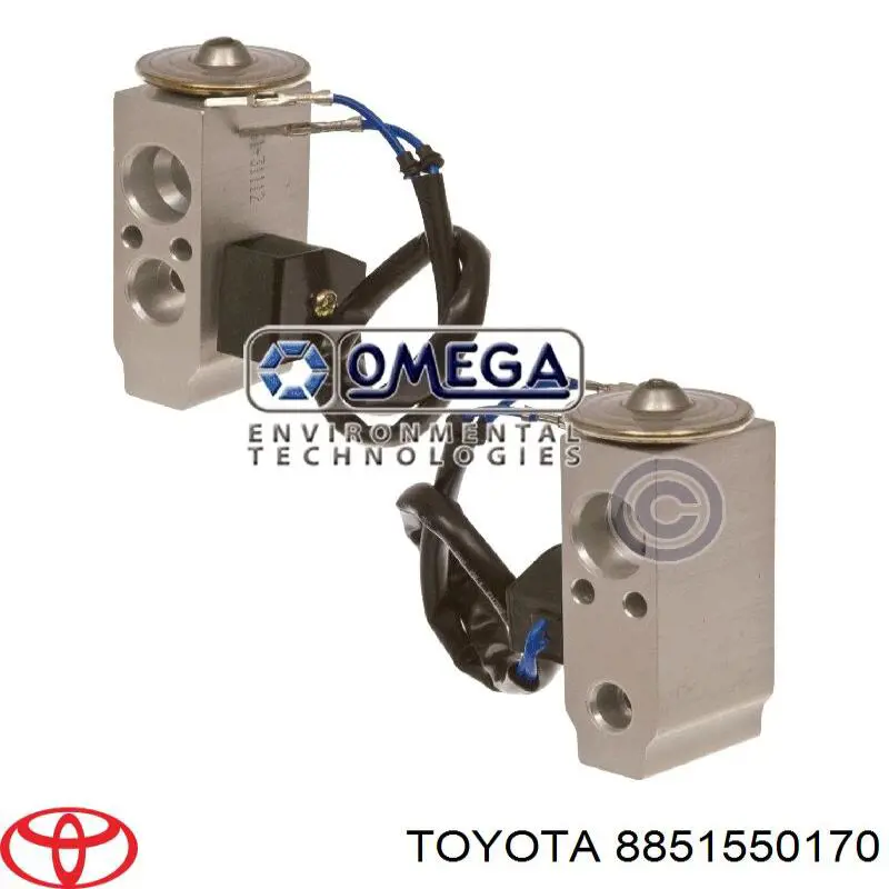 Клапан TRV, кондиціонера Toyota 8851550170 ціна, від 60.32 USD