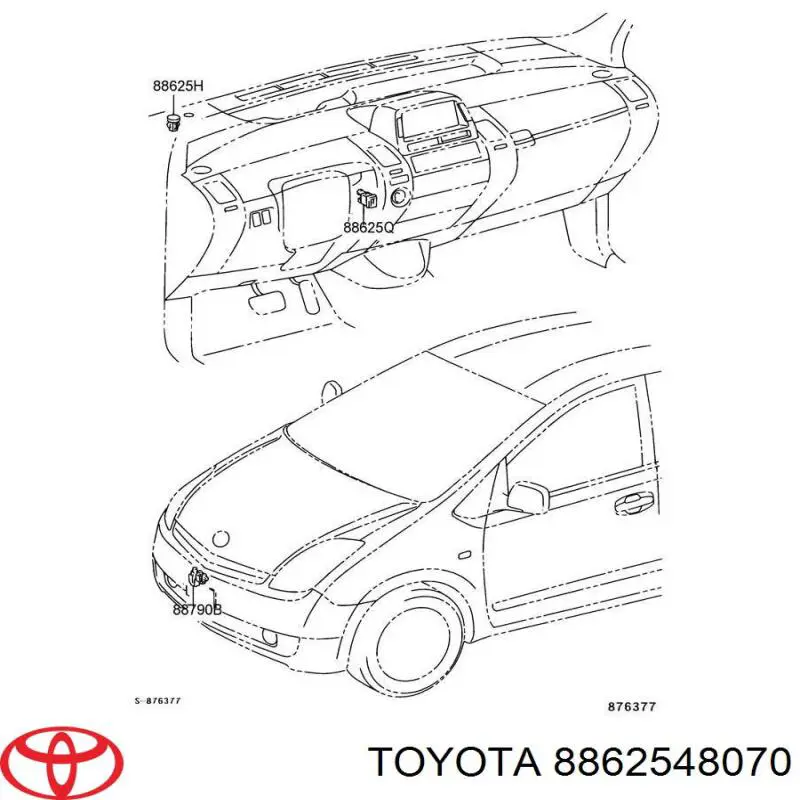8862548070 Toyota 