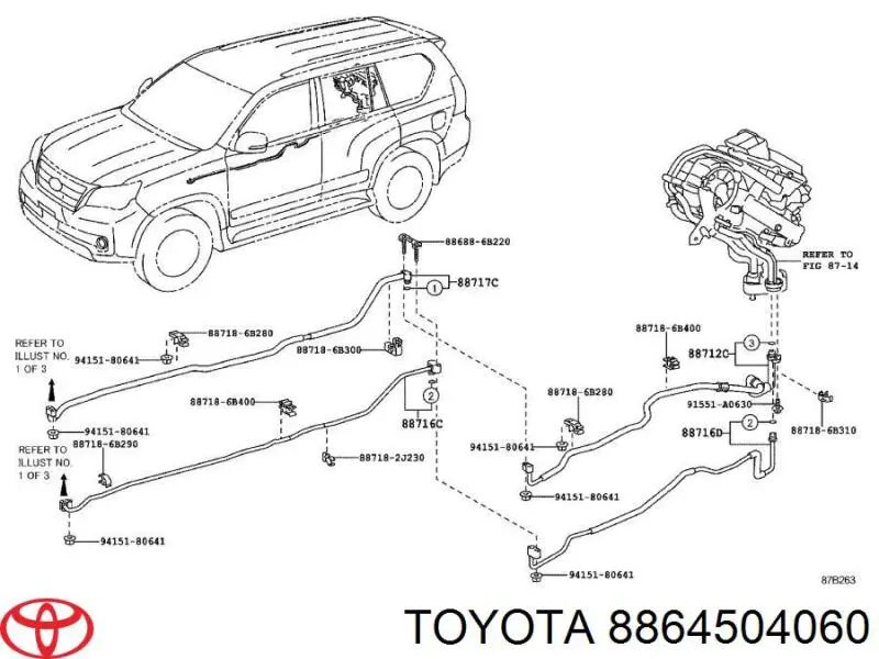  Toyota 8864504060 ціна, від 27.94 USD