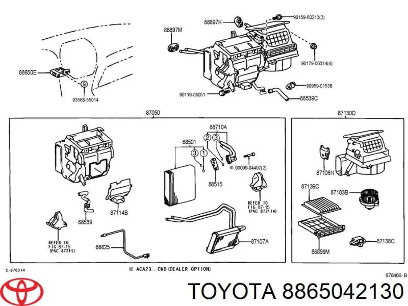  8865042130 Toyota