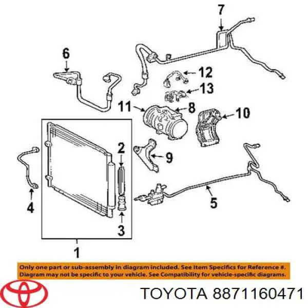  Toyota 8871160471 ціна, від 63.40 USD