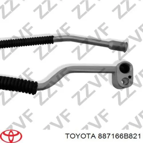 Шланг кондиціонера, від осушувача до заднього випарника Toyota 887166B820 ціна, від 63.34 USD