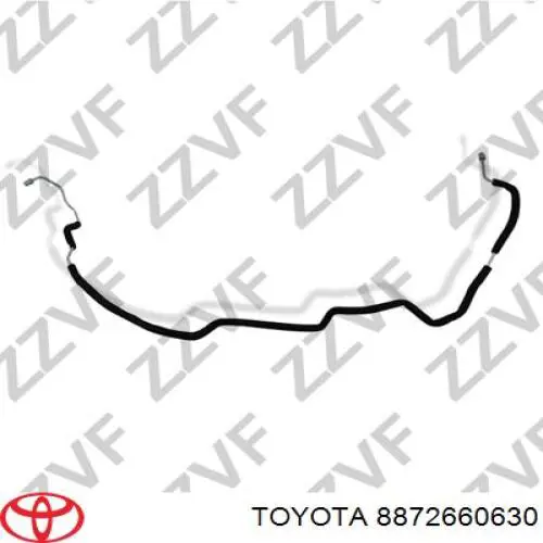 Шланг радіатора опалювача/пічки, подача Toyota 8872660630 ціна, від 73.79 USD