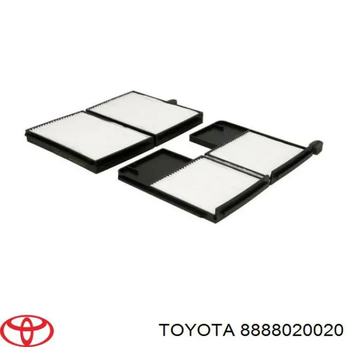 Купити 8888020020 Toyota Фільтр салону вугільний