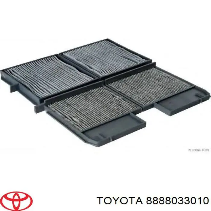Фільтр повітряний обігрівача Toyota 8888033010 ціна, від 4.29 USD