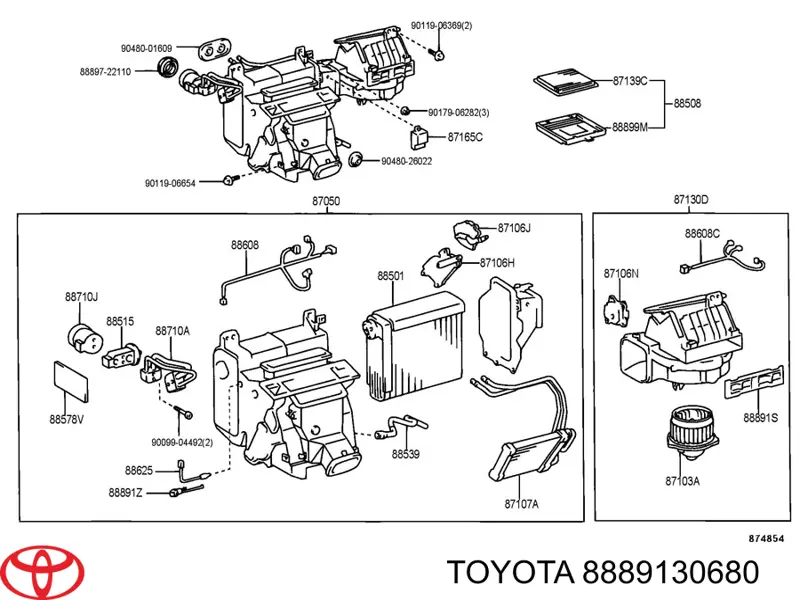  Toyota 8889130680 ціна, від 6.33 USD