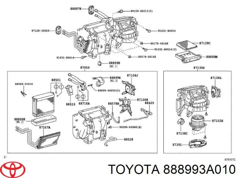 888993A010 Toyota 