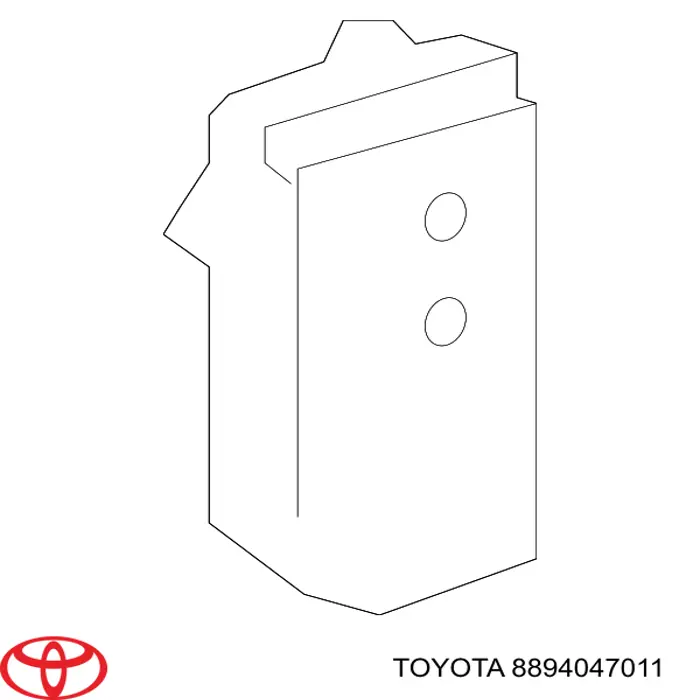 Купити 8894047011 Toyota Привід (моторчик) жалюзі радіатора