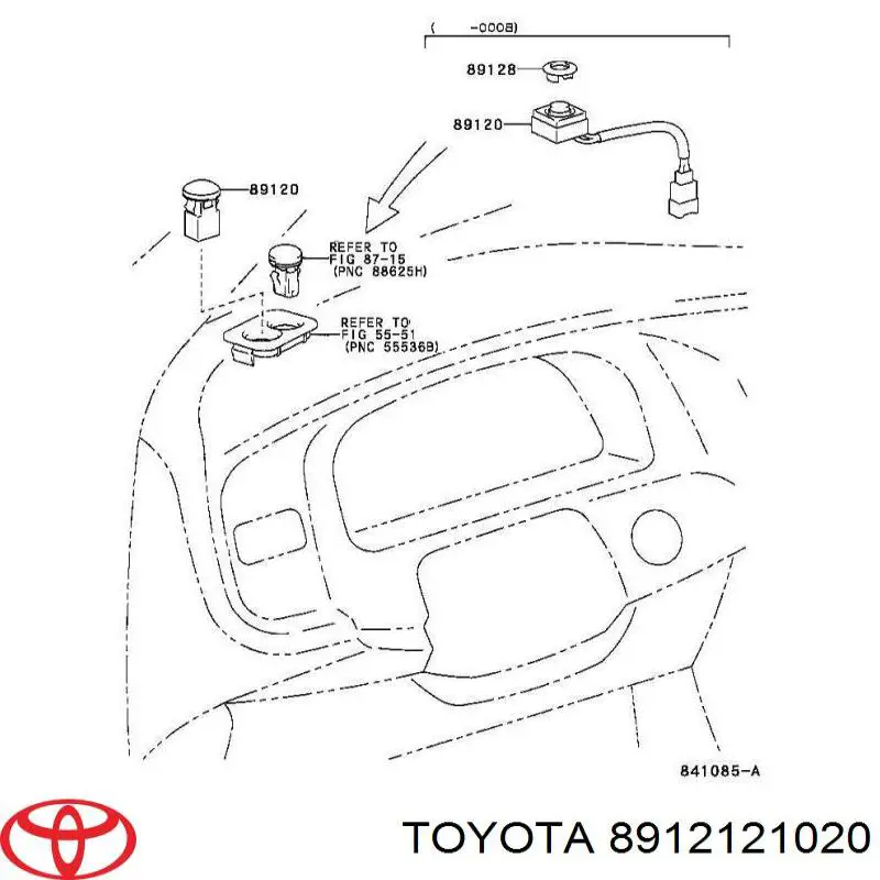 8912121020 Toyota Датчик вмикання світла