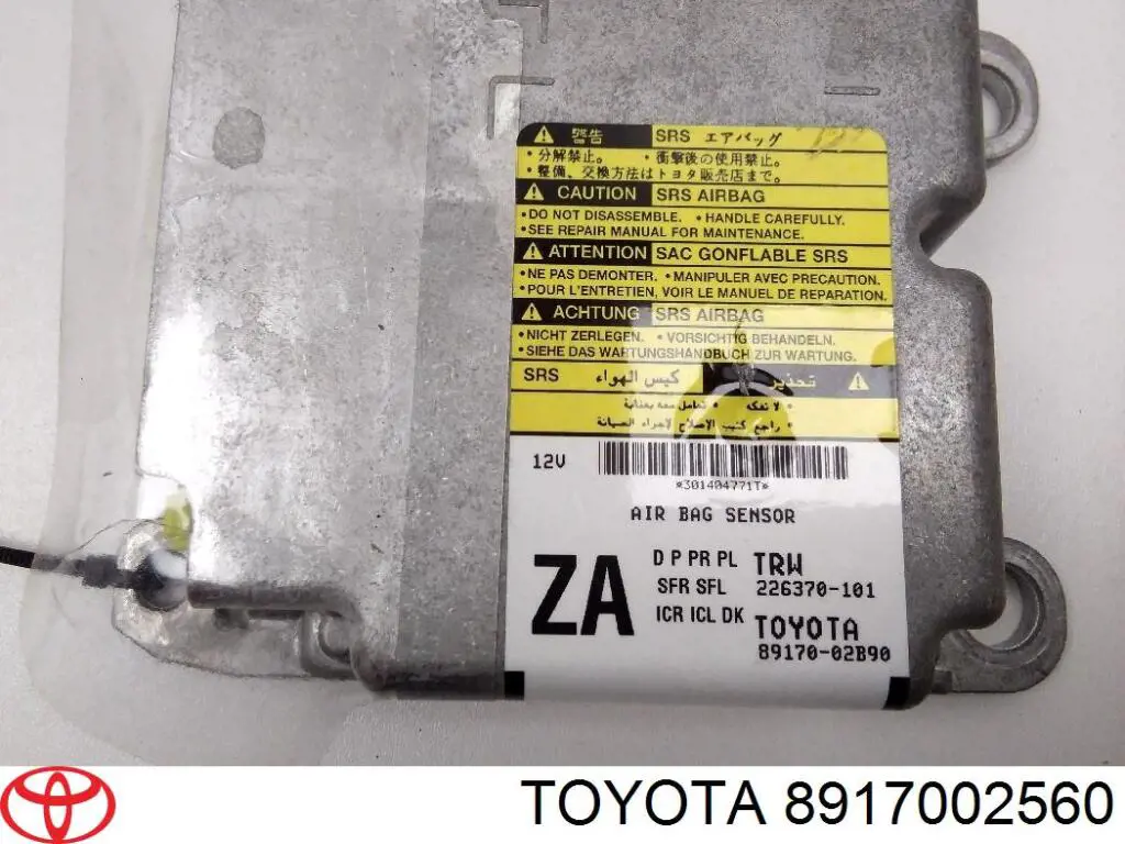 Модуль-процесор керування подушки безпеки 8917002560 Toyota
