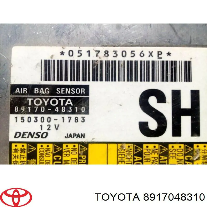 Модуль-процесор керування подушки безпеки Toyota 8917048310 ціна, від 126.83 USD