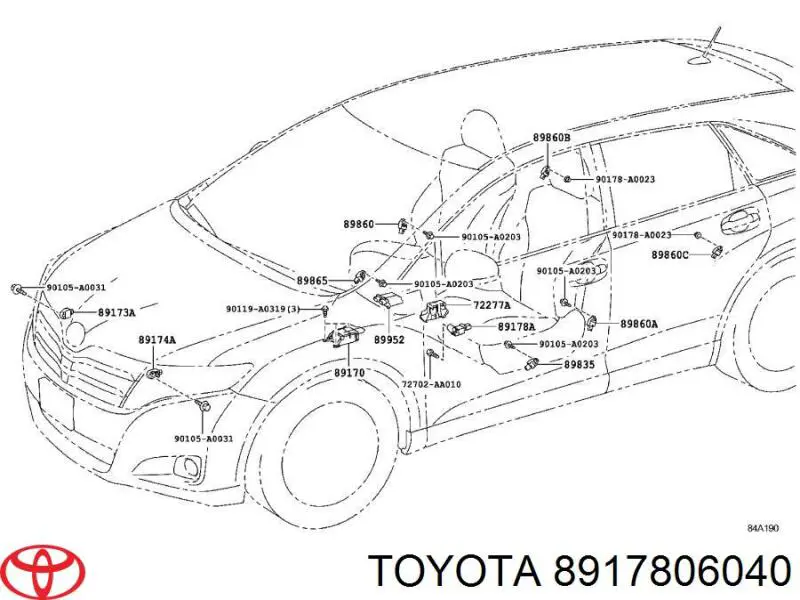  Toyota 8917806040 ціна, від 22.80 USD
