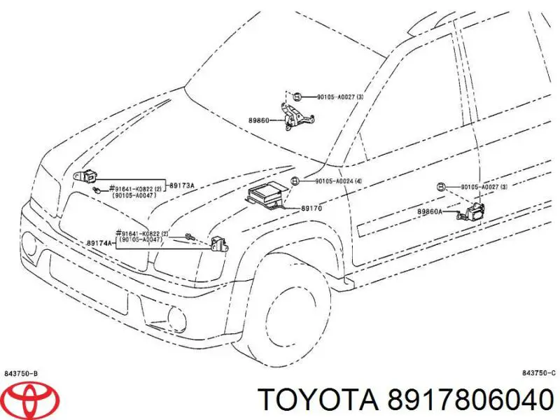 8917806040 Toyota 