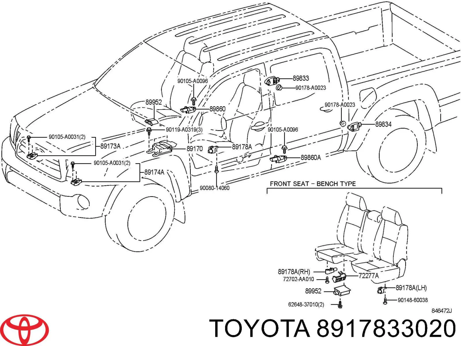 Купити 8917833020 Toyota 