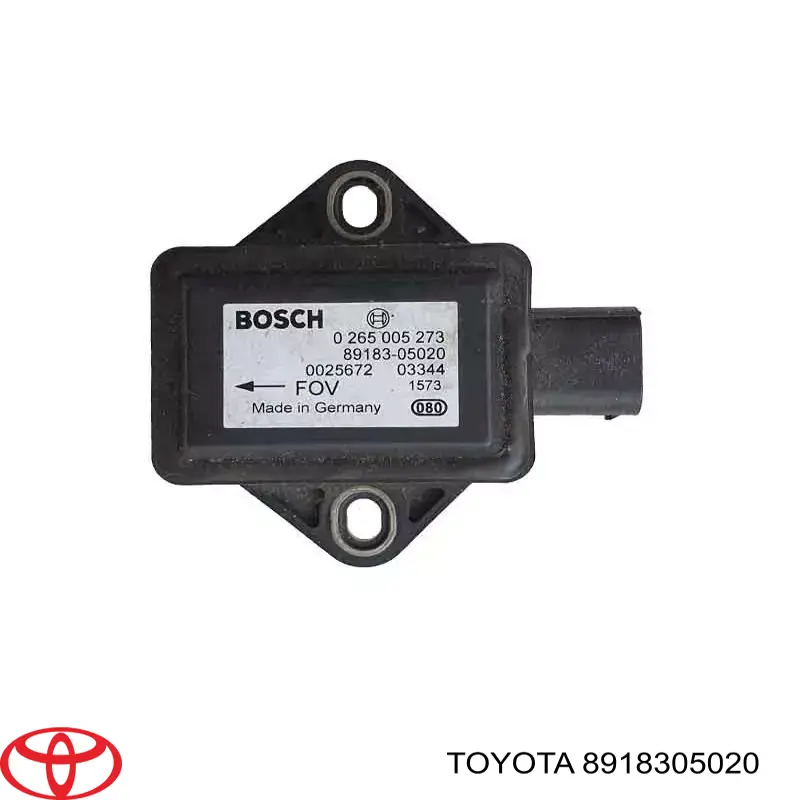 Датчик поздовжнього прискорення Toyota 8918305020 ціна, від 38.01 USD