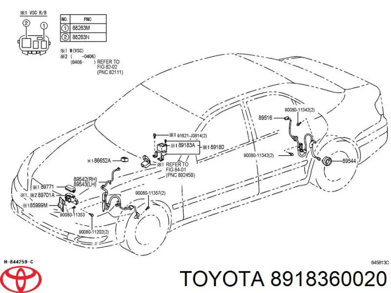 Датчик поперечного прискорення (ESP) Toyota 8918360020 ціна, від 6.33 USD