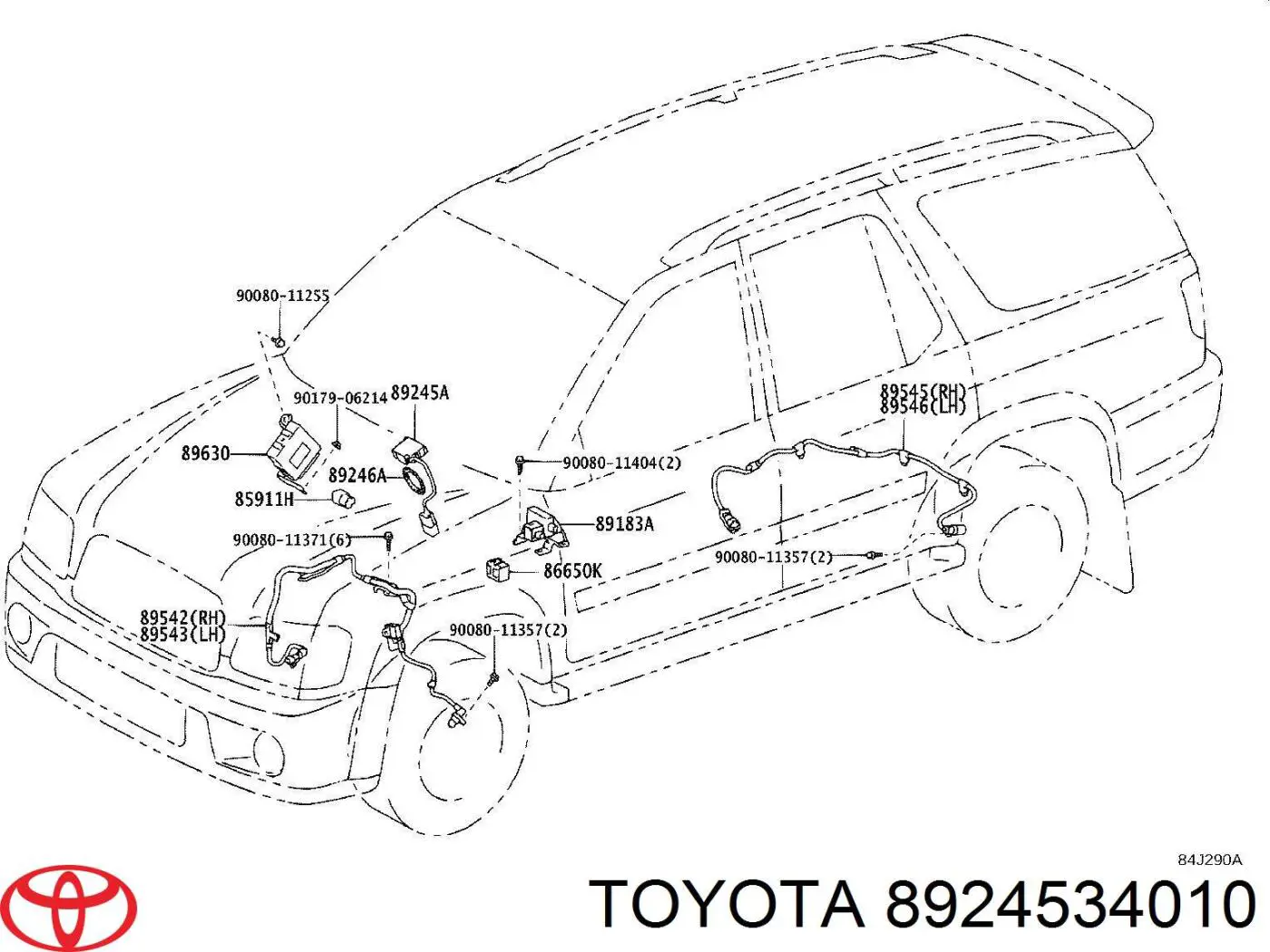  Toyota 8924534010 ціна, від 42.18 USD