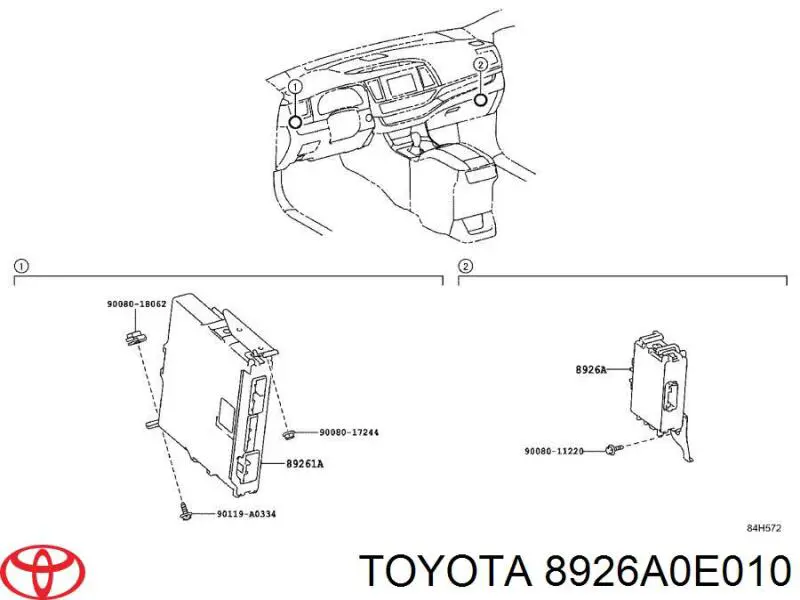  8926A0E010 Toyota