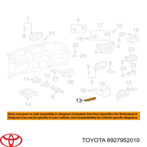 8927952010 Toyota 