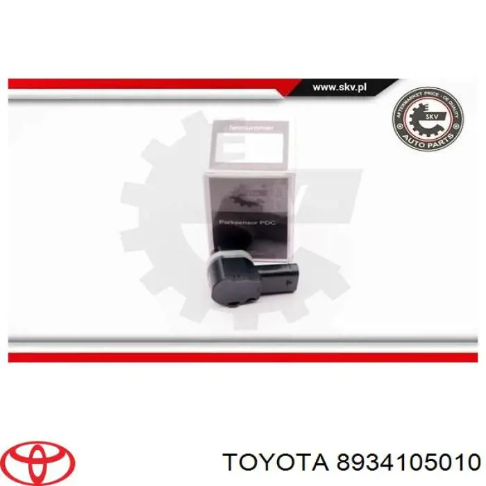 Датчик сигналізації паркування (парктронік), задній Toyota Auris JPP (E15) (Тойота Ауріс)