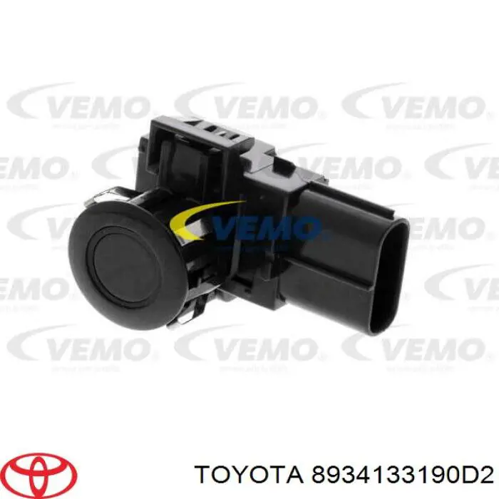 Купити 8934133190D1 Toyota Датчик сигналізації паркування (парктронік), задній бічній