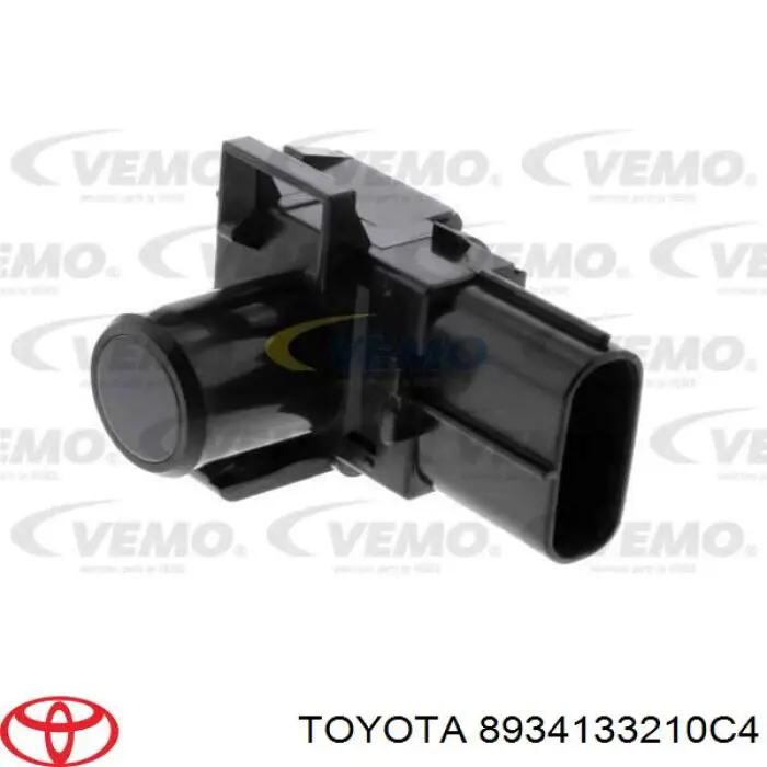 8934133210C4 Toyota Датчик сигналізації паркування (парктронік), передній